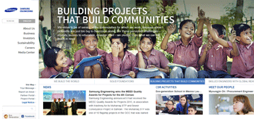 Samsung Engineering Co., Ltd. website