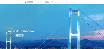 Hyundai Engineering&Construction Co., Ltd. website
