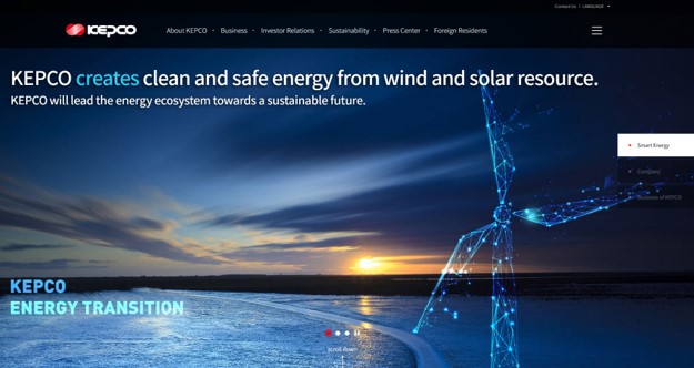 KEPCO website