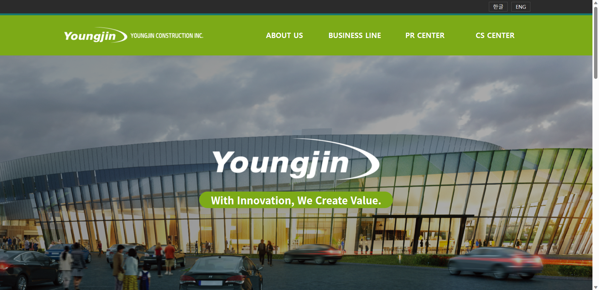 Youngjin Construction INC. website